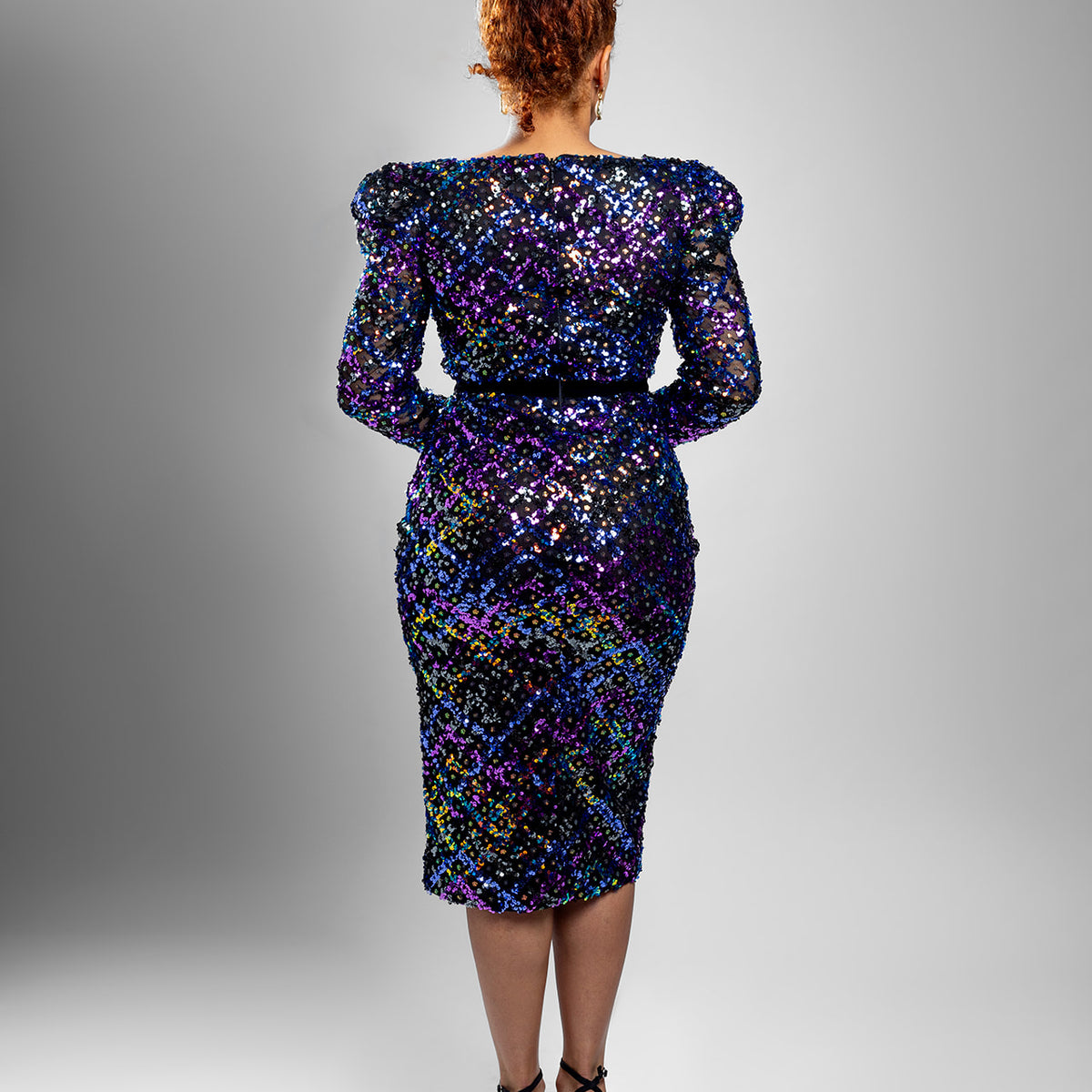 Midnight Glimmer Midi Dress Chic Glam Closet Midnight Glimmer Midi Dress Chic Glam Closet