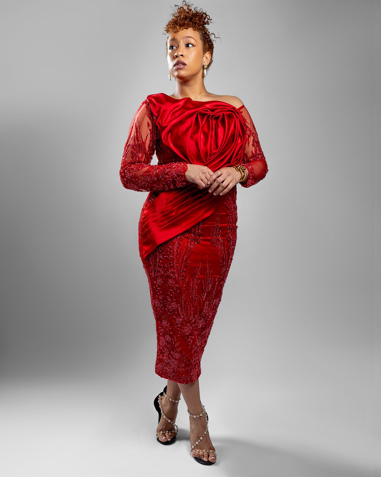 Rosa Off shoulder Dress – Chic Glam Closet