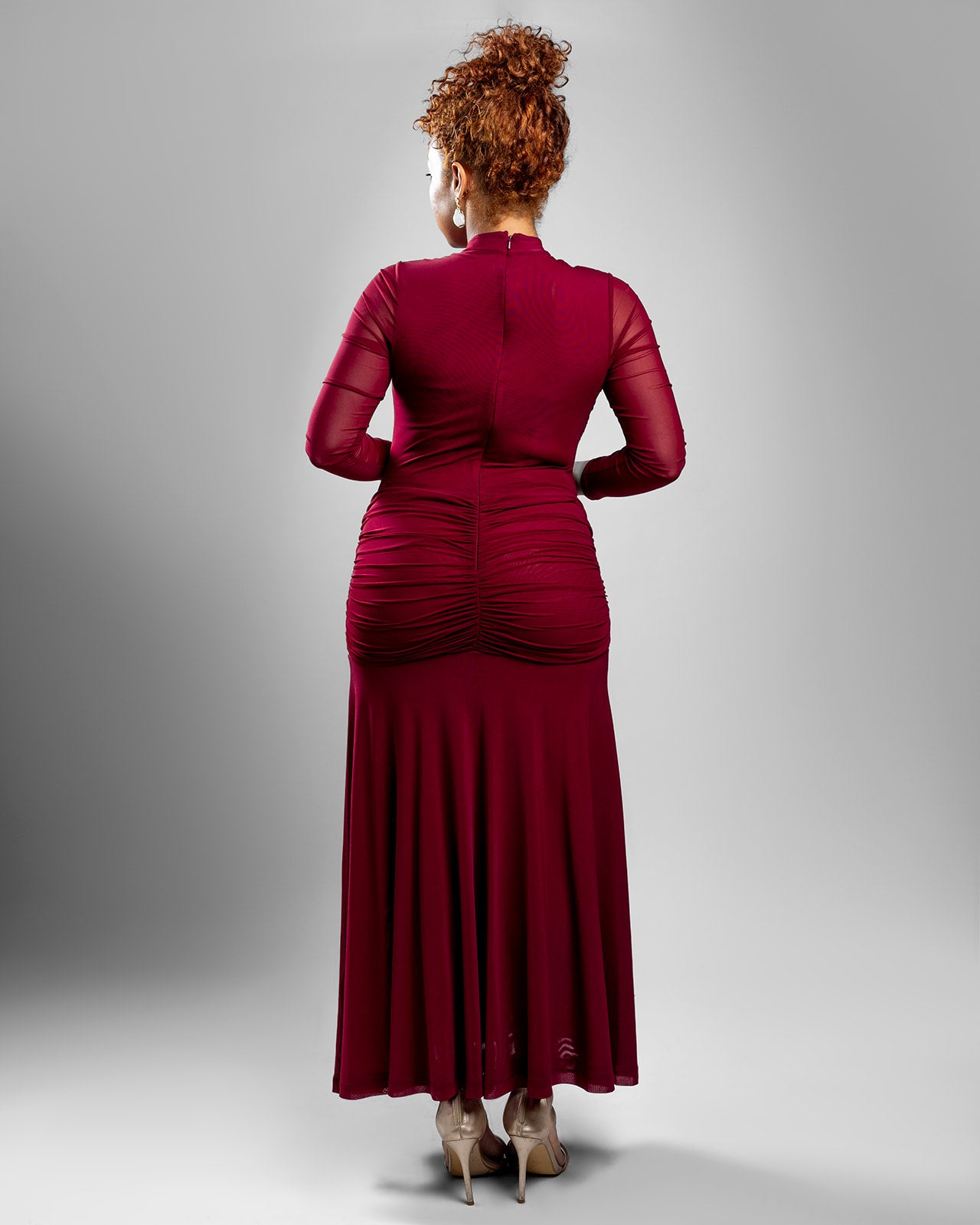 Sweet Berry Mesh Dress